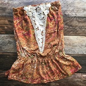 Daytrip (Buckle brand)  strapless shirt