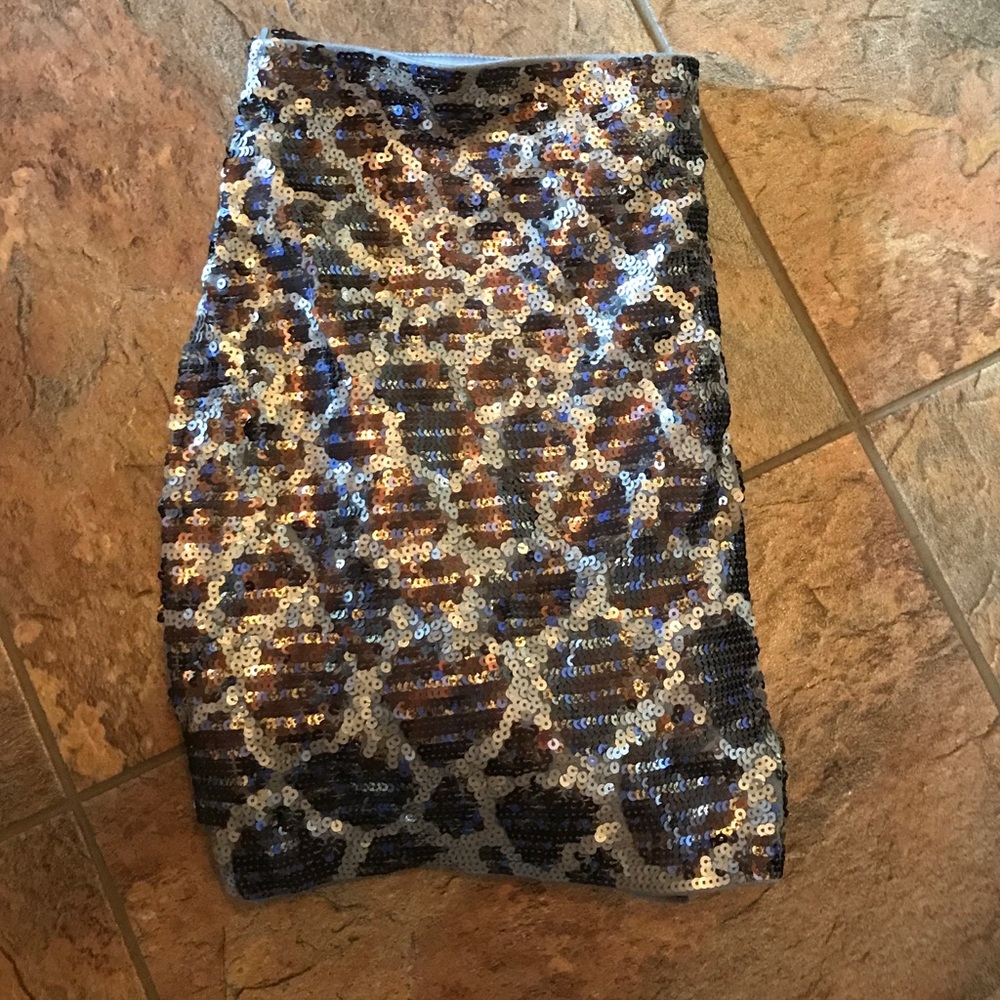 NWOT Express Sequin Mini Skirt