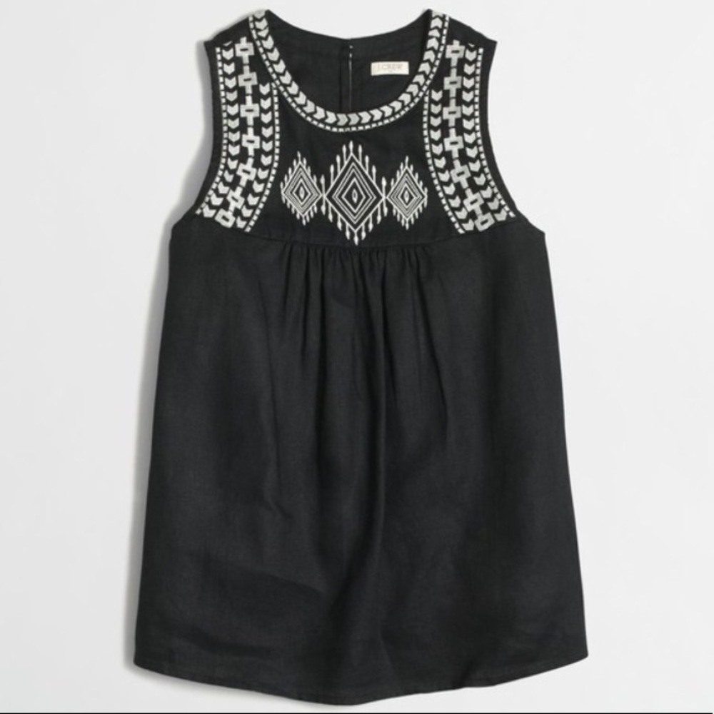 J. Crew linen top