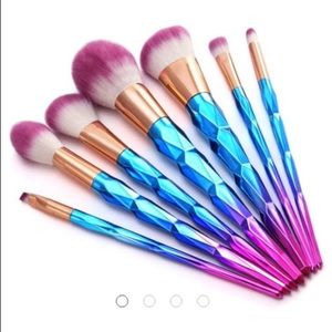 Diamond Makeup Brush Set