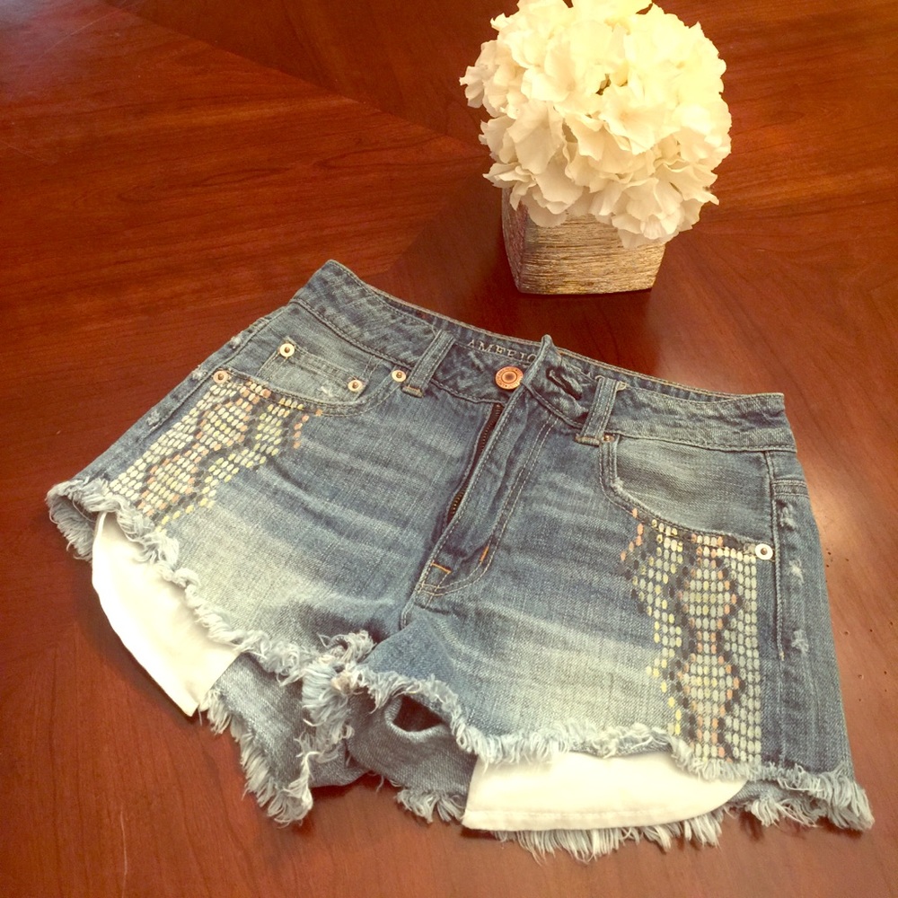 American eagle denim shorts