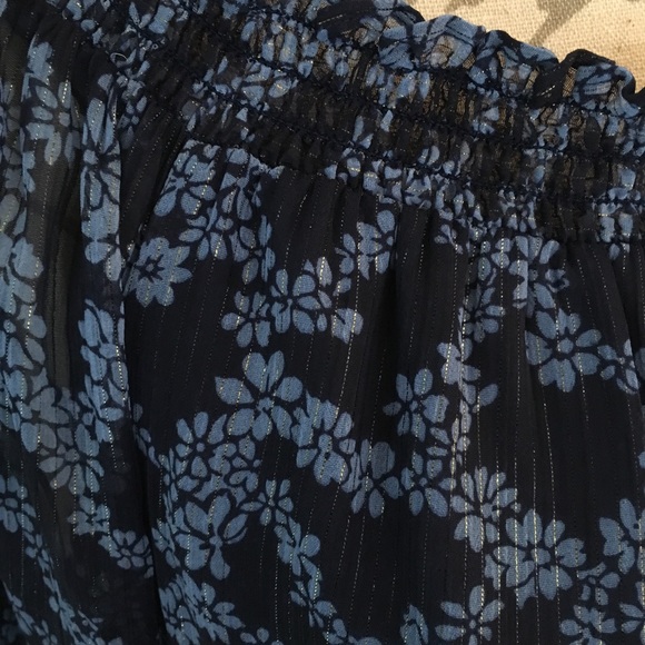 NWT Michael Kors Floral Top Size M - Picture 6 of 8