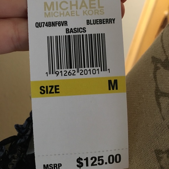 NWT Michael Kors Floral Top Size M - Picture 3 of 8