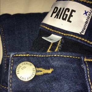 Paige verdugo ankle jeans dark 28