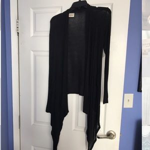 Black cardigan