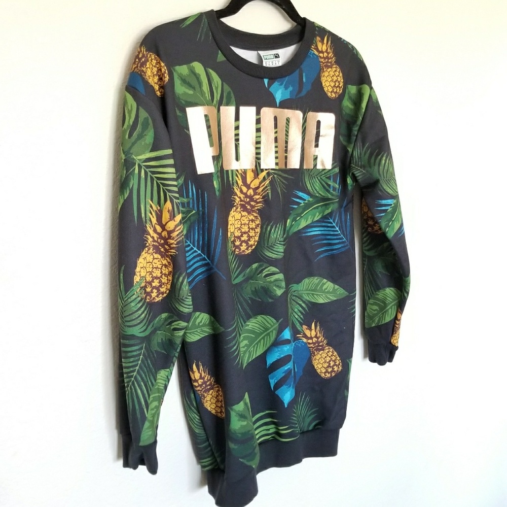 SOLD**Puma Pineapple Sweatshirt!! - Picture 3 of 6