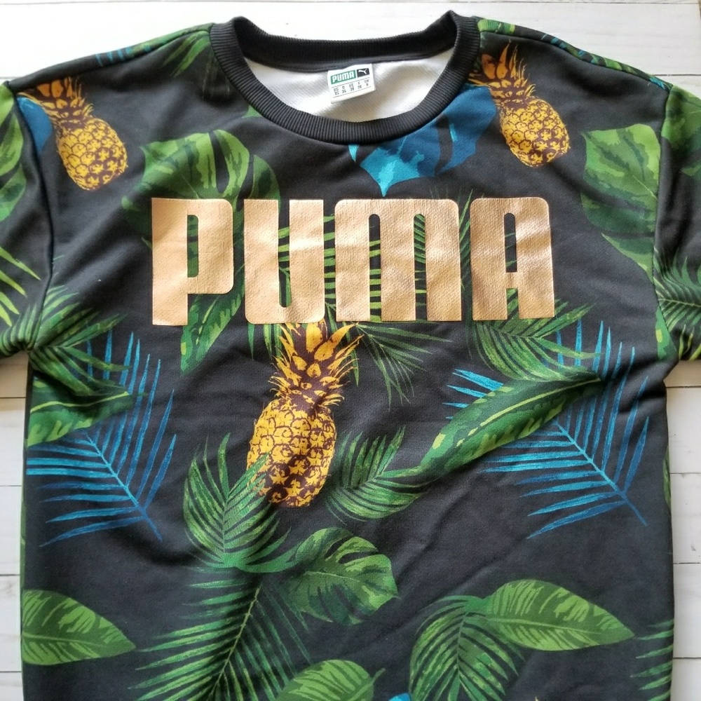 SOLD**Puma Pineapple Sweatshirt!! - Picture 4 of 6
