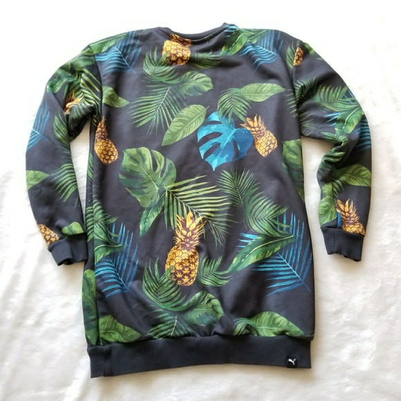 SOLD**Puma Pineapple Sweatshirt!! - Picture 2 of 6