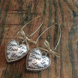 Betsey Johnson Love Earrings