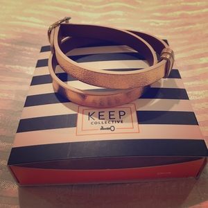 Keep Collective Double Band Copper/Brown ⭐️