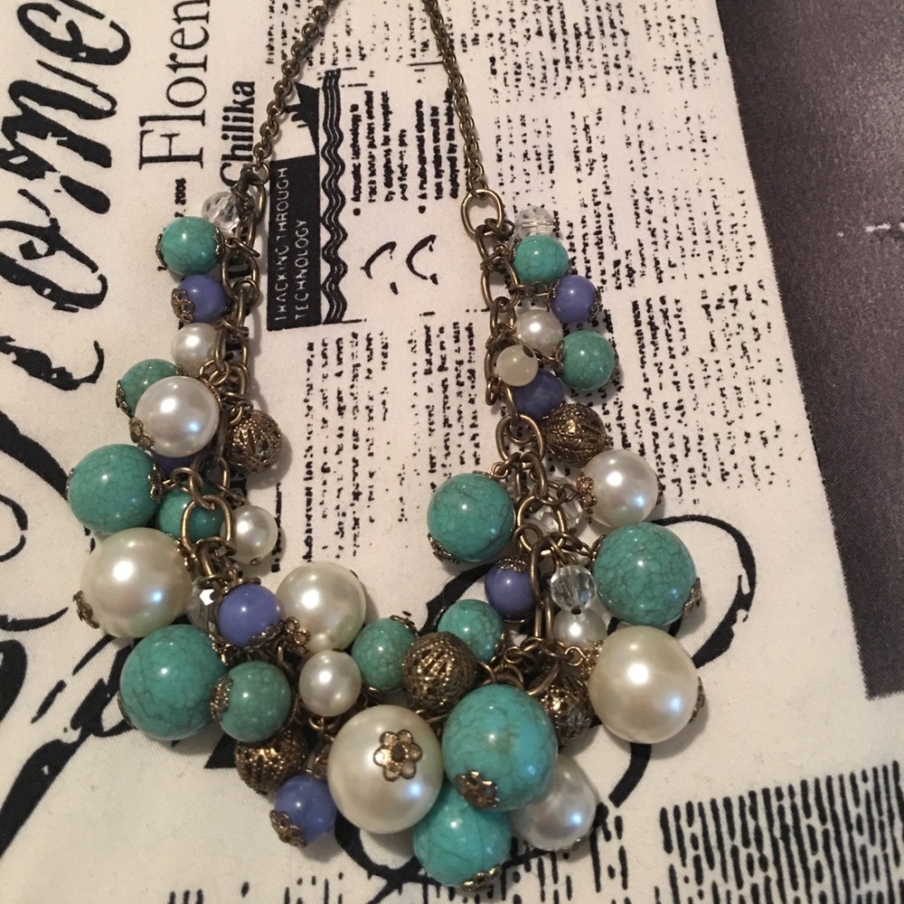Forever 21 statement necklace.