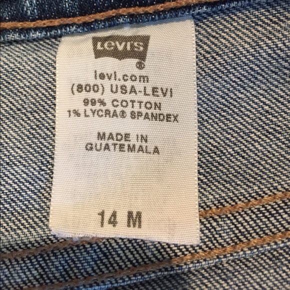 Embellished 515 Levi cutoff shorts - Picture 5 of 5