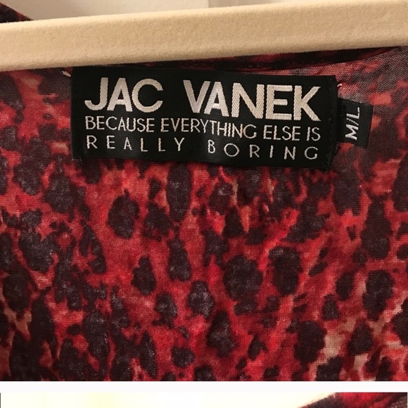 Jac Vanek "WELCOME TO THE WILD" Tank RARE - Picture 3 of 6