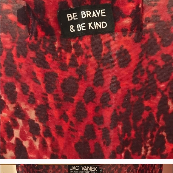 Jac Vanek "WELCOME TO THE WILD" Tank RARE - Picture 5 of 6