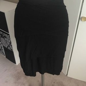 Layered stretchy WHBM skirt