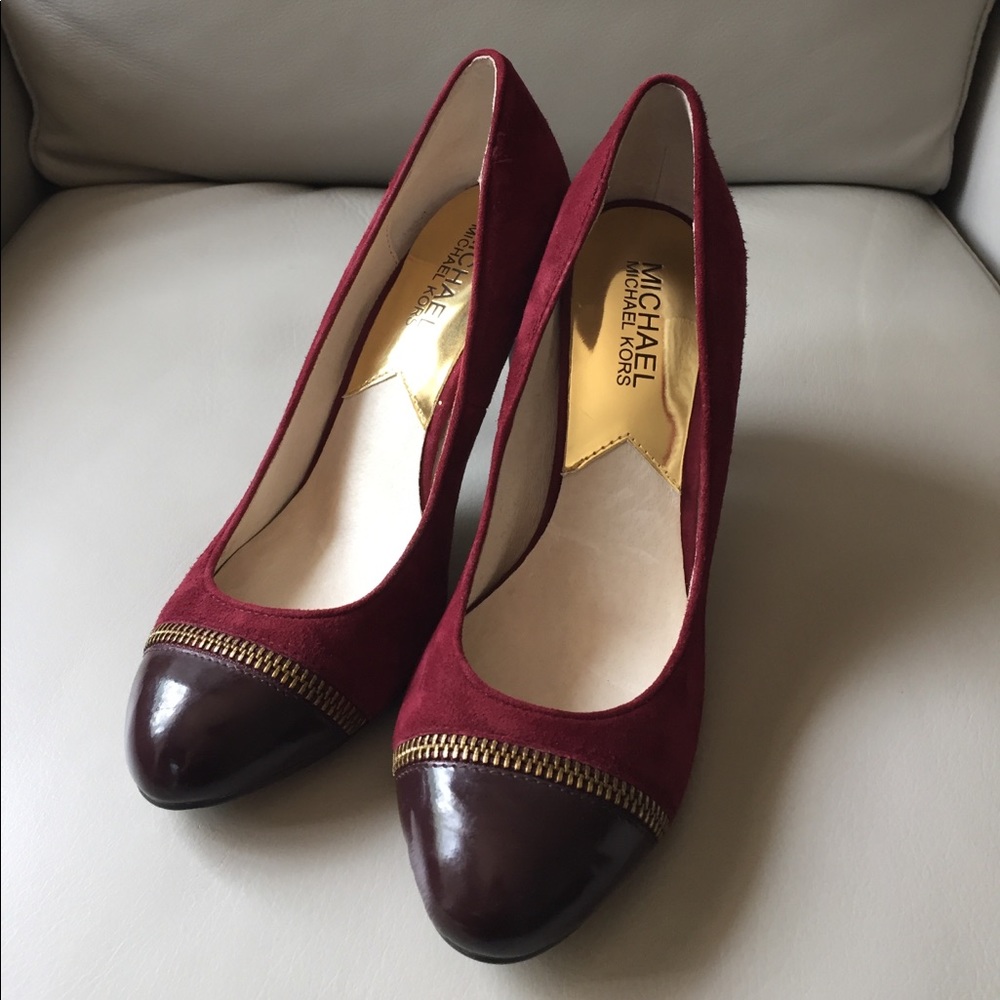 Michael Kors Burgundy Dress Shoes