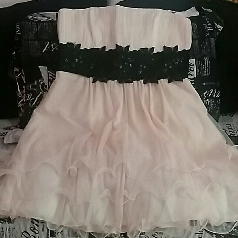 Fancy strapless dress
