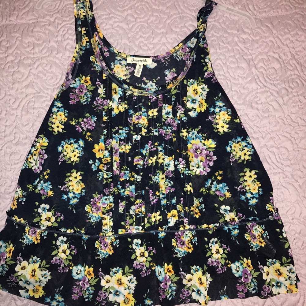 Aeropostale Floral Shirt