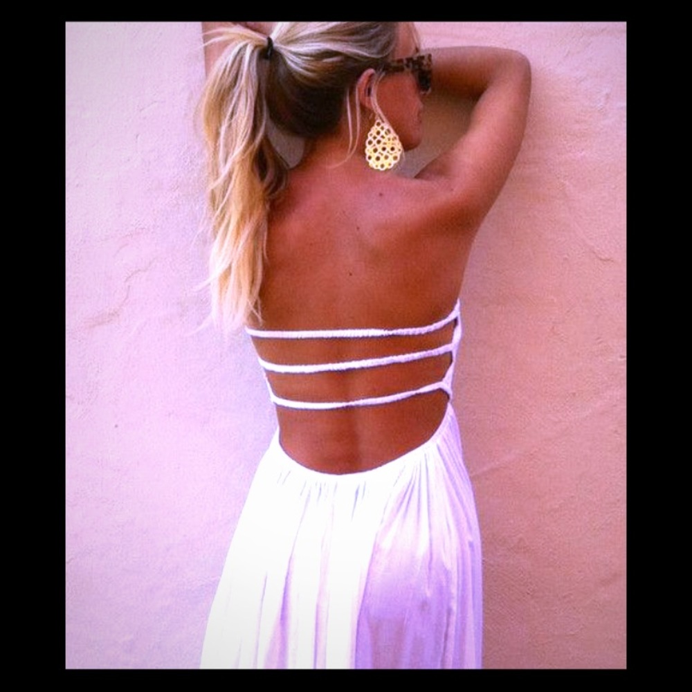 NWT white cutout dress