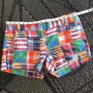 J. Crew madras shorts