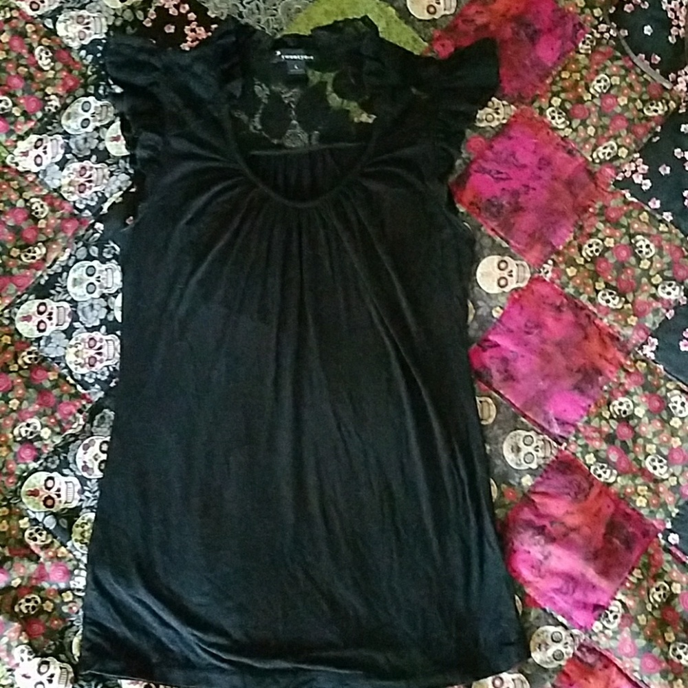 Forever 21 lace black top