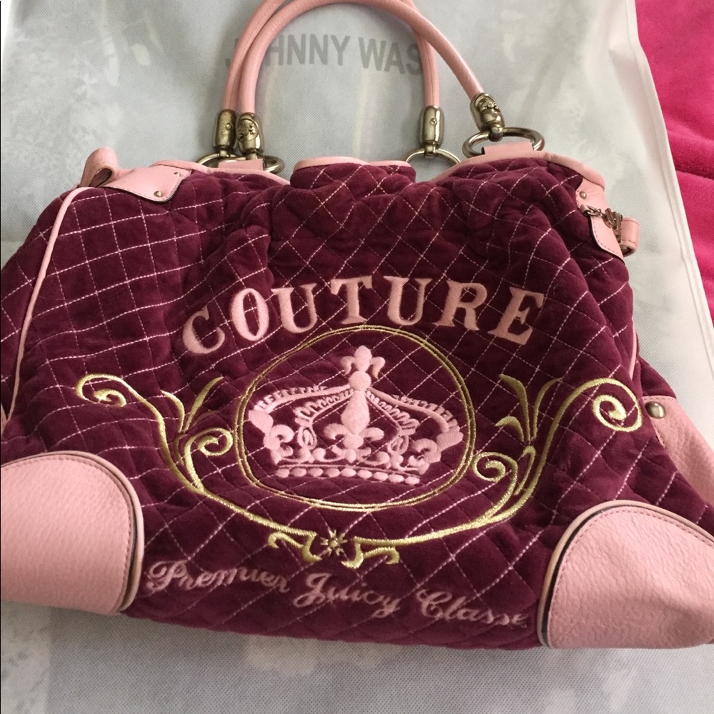 Juicy Couture real pink purse