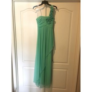 Aqua/teal dress. I have no events to wear it to!