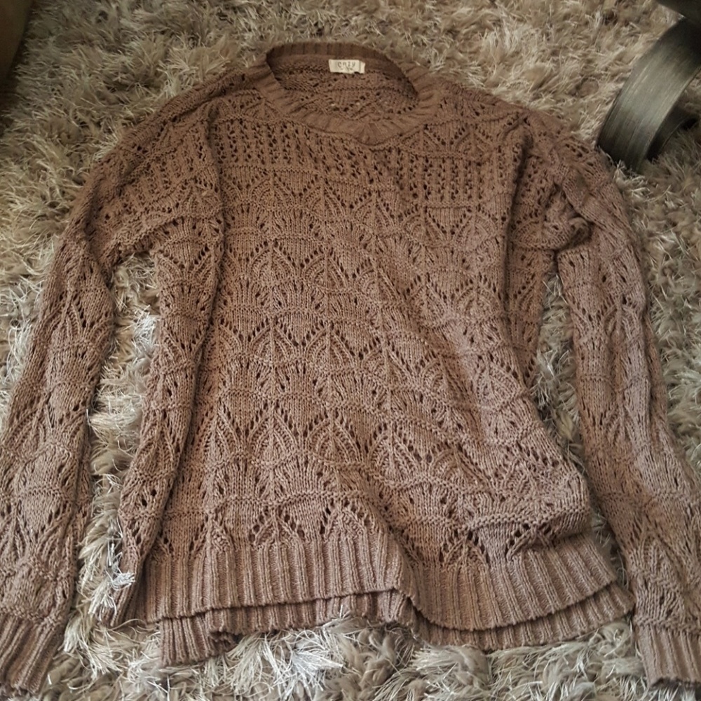 Brown sweater