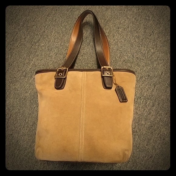 Coach Handbags - Suede Coach handbag