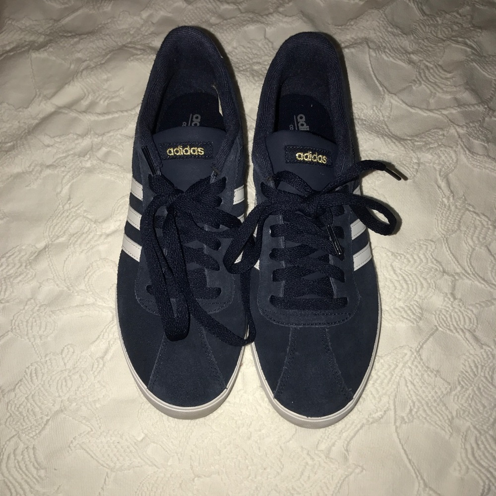 Adidas Superstars - Navy Blue Suede