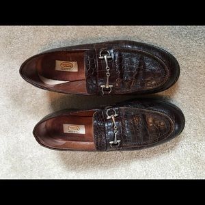 Leather loafers