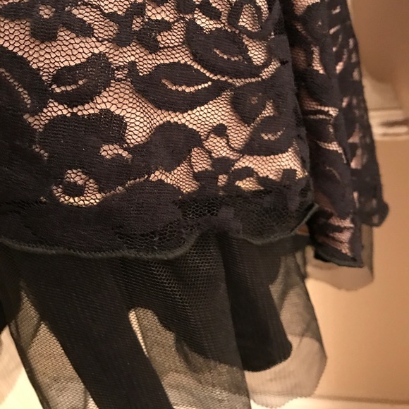 PROM💞Valentine's Day❤️Black Lace Rhinestone dress - Picture 4 of 4