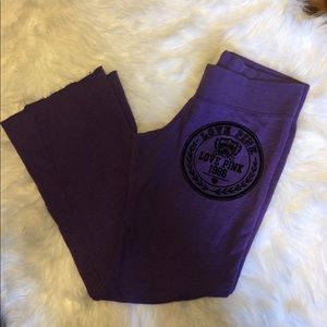 Pink Victoria secret boyfriend pants size small