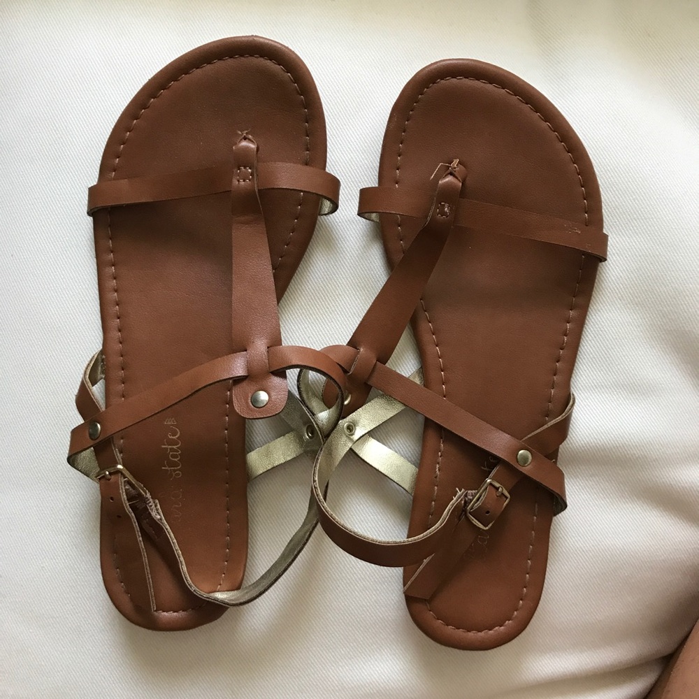 Brown sandals