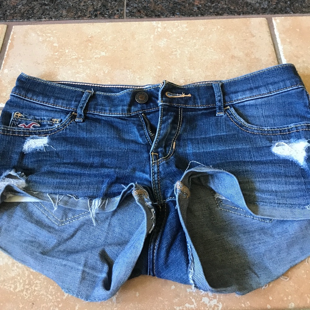 Hollister low rise jeans shorts