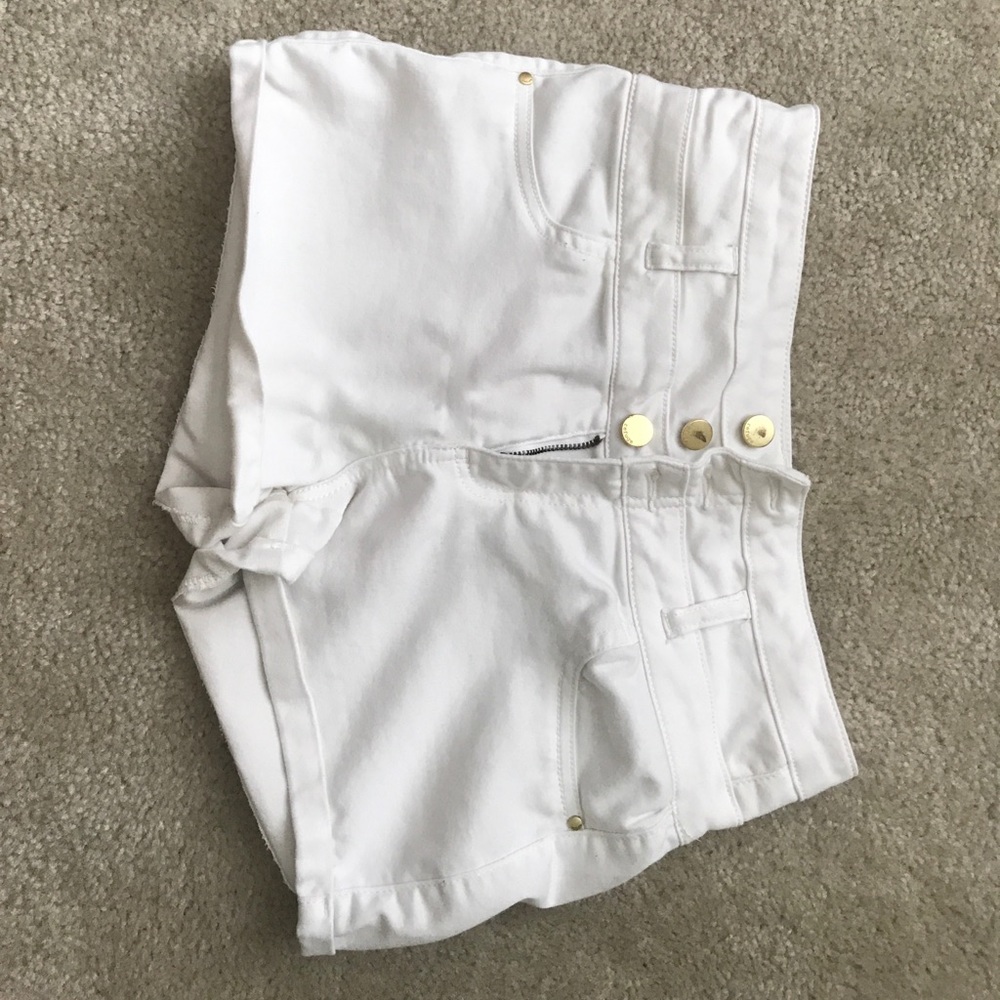 White shorts