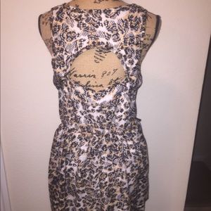 Leopard print dress