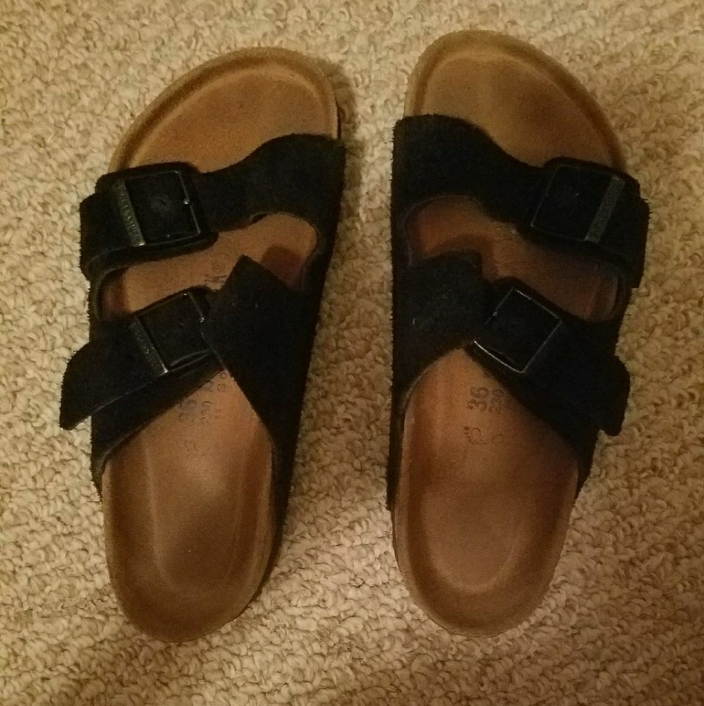 Suede leather Birkinstocks