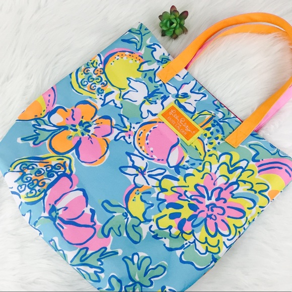 📱 Lilly Pulitzer for Estée Lauder Tote Bag - Picture 2 of 7