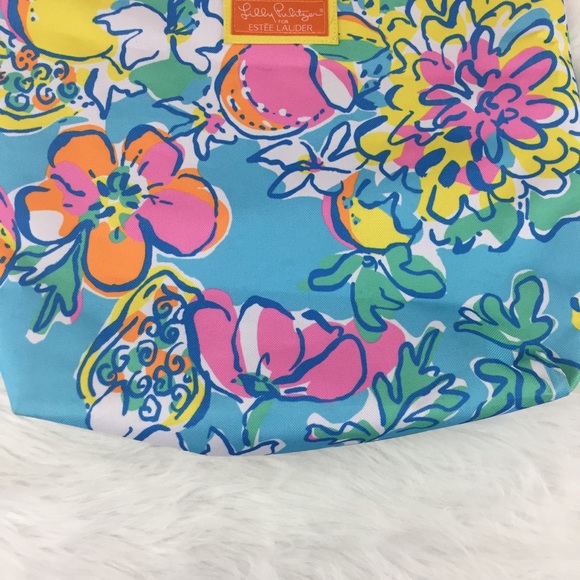 📱 Lilly Pulitzer for Estée Lauder Tote Bag - Picture 4 of 7