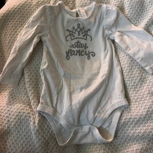 Stay Fancy Glitter Onesie