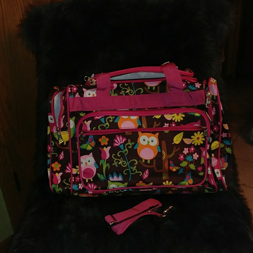 Owl duffle bag