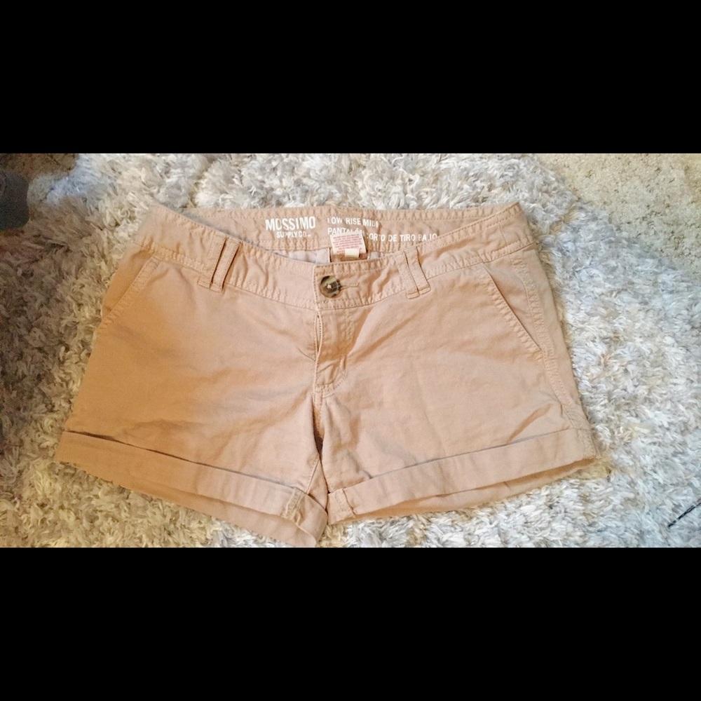 Kaki summer shorts, size 0