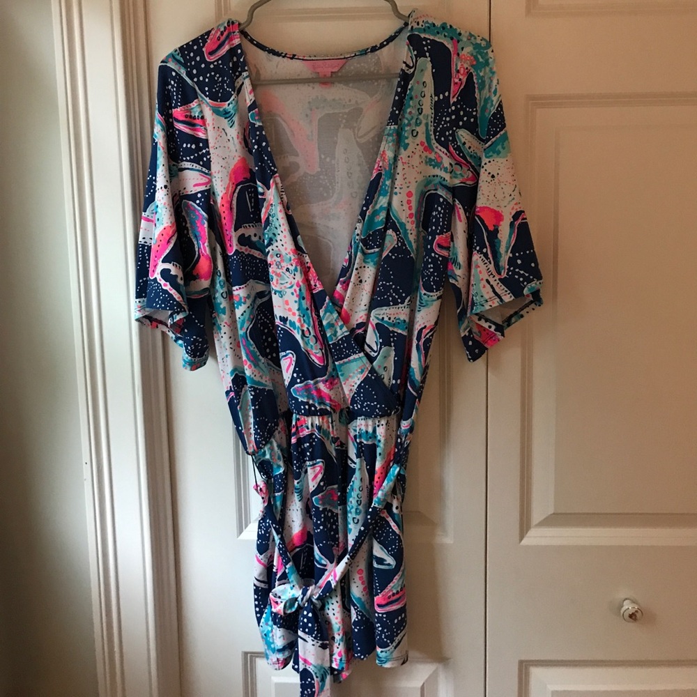 Lilly Pulitzer Fourth of July Madilyn Romper