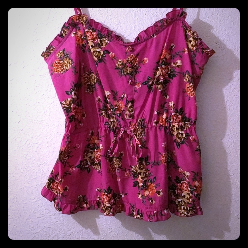 Beautiful floral tank(Junior)