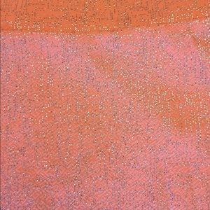 Lularoe Cassie M shimmery corally peach NWOT