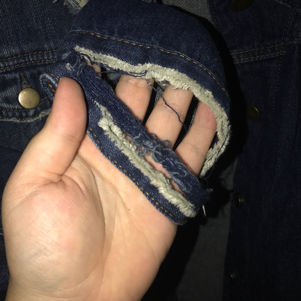 Brand new distressed jacket PRICE IS FIRM 🚫OFFERS