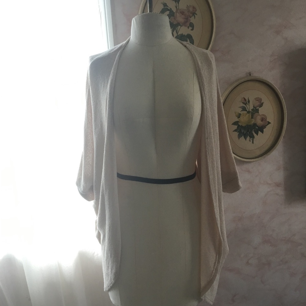 Knit Open Draped Sweater