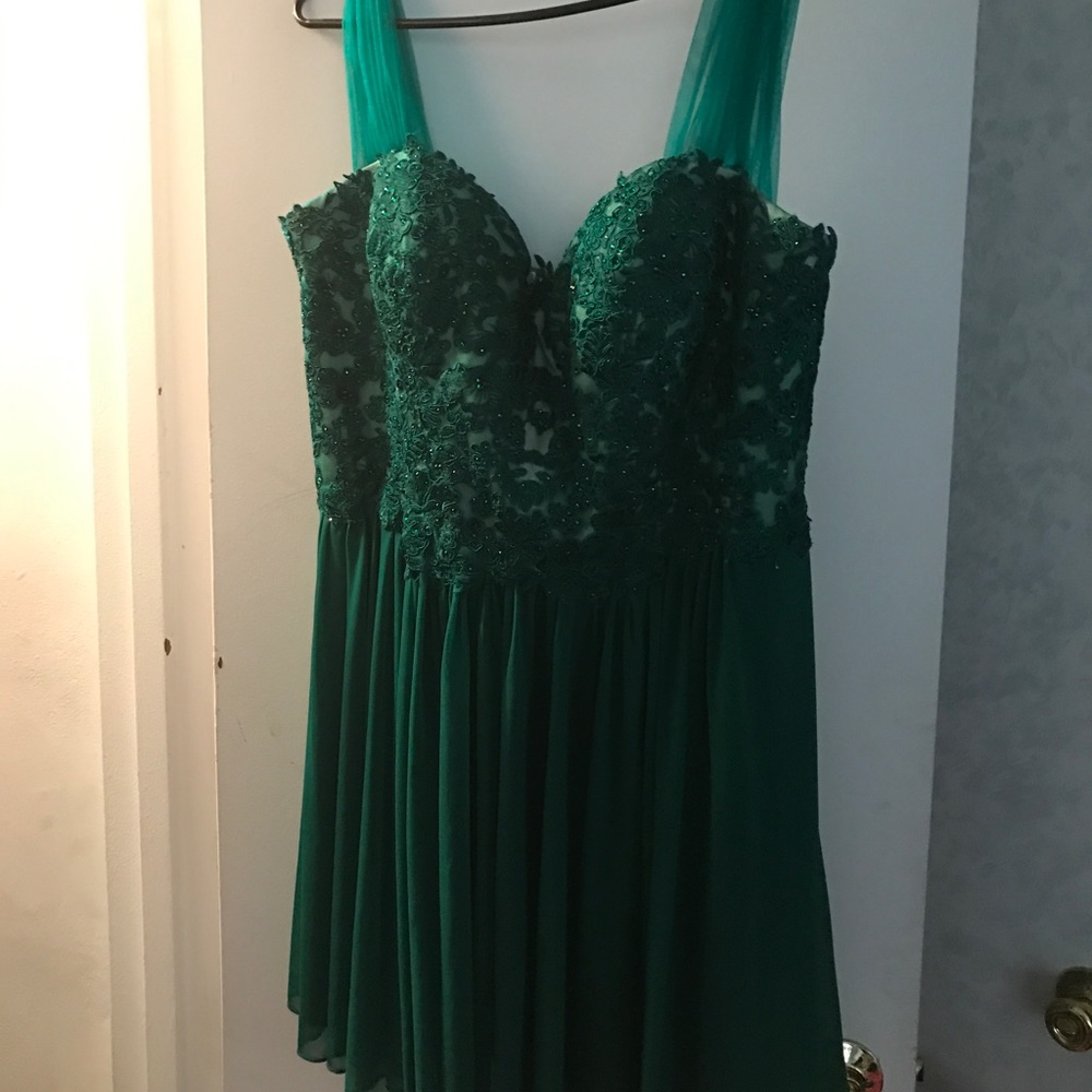 Green dress