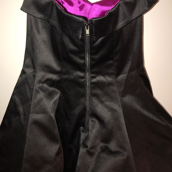 Betsey Johnson VINTAGE black and fuchsia dress - Picture 6 of 8